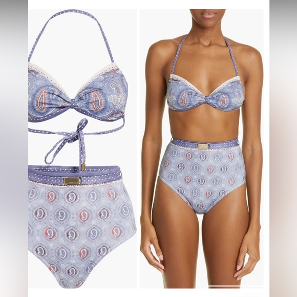 Zimmermann | Swim | Zimmermann Vitali Crochet Trim Twopiece